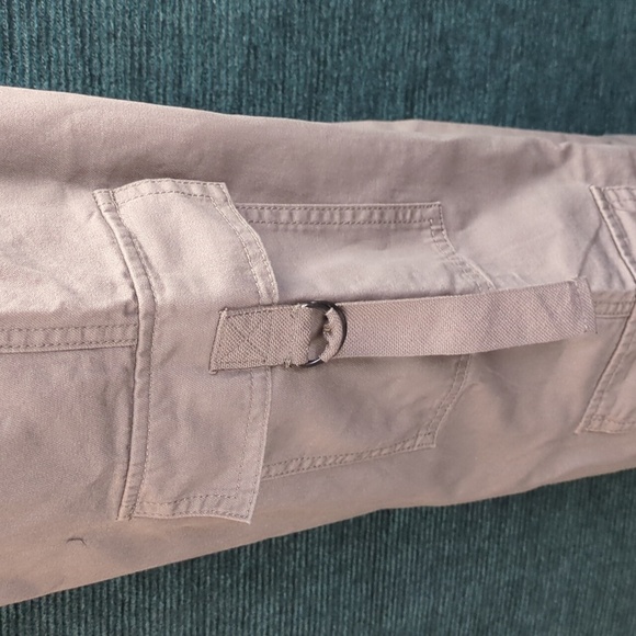 Wide Leg Cargo Pants, High Waist No Boundaries 100% Cotton - Picture 10 of 14